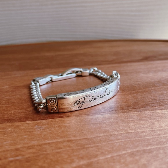 Brighton "Friends" Cuban Style Chain Bracelet - Picture 4 of 7